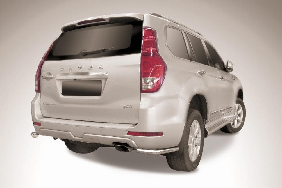 Slitkoff HavH9-17-009 защита заднего бампера уголки d57 Haval H9 (2017)