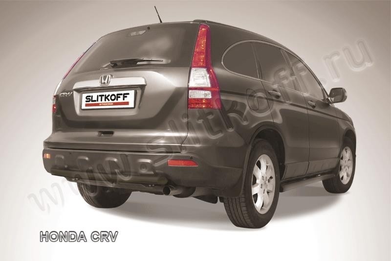 Slitkoff HCRV009B защита заднего бампера d57 черная Honda CR-V (2009)