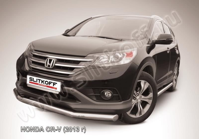Slitkoff HCRV13-002 защита переднего бампера d76 Honda CR-V (2013) (2L)