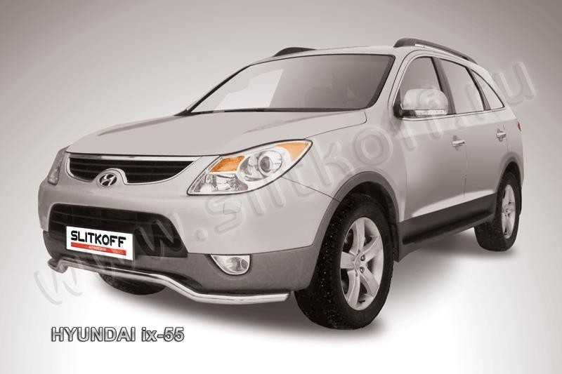 Slitkoff Hi55-001 защита переднего бампера d57 "волна" Hyundai ix-55