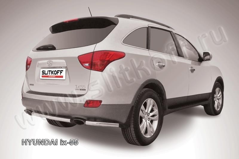 Slitkoff Hi55-004 защита заднего бампера d57 Hyundai ix-55