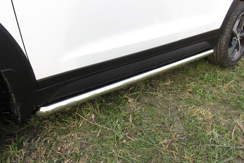 Slitkoff HT4WD15004 защита порогов d57 труба Hyundai Tucson 4WD (2015)