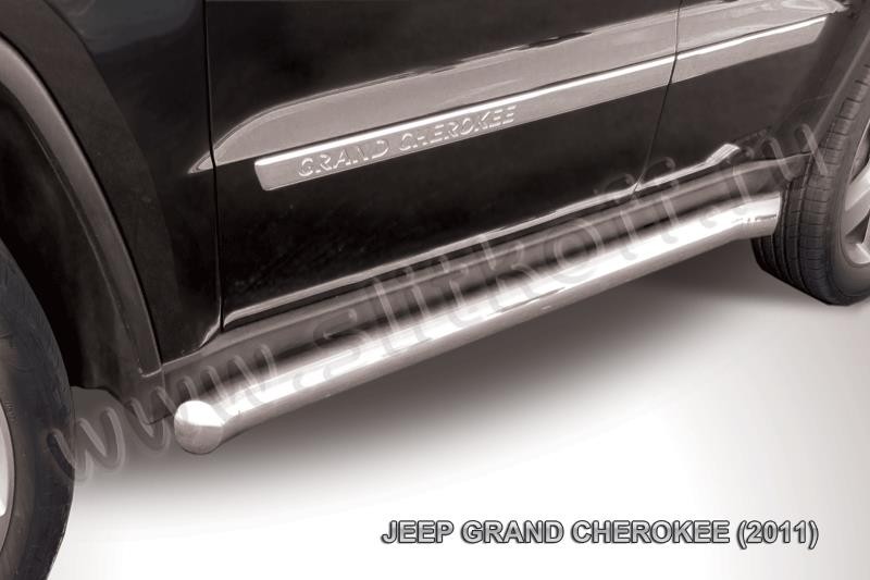 Slitkoff JGCH005 защита порогов d76 с гибами Jeep Grand Cherokee (2011)