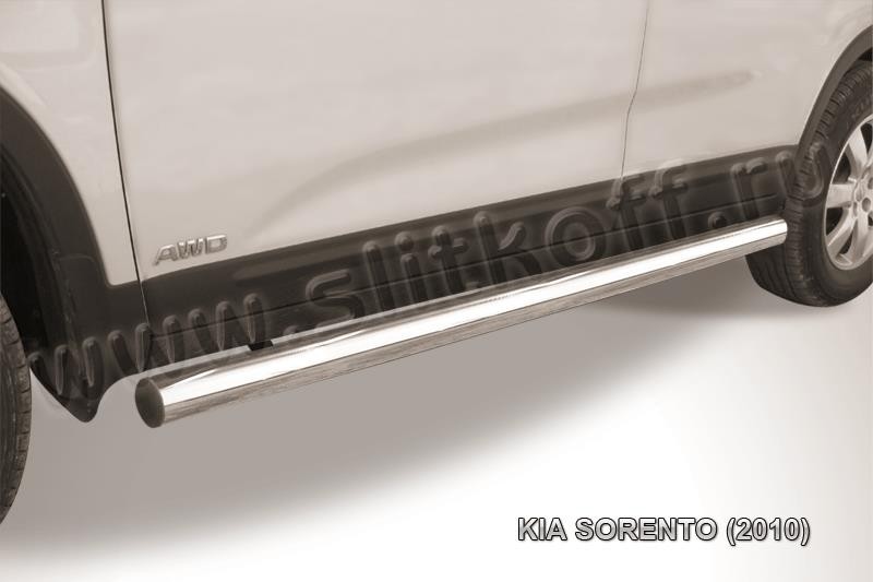 Slitkoff KS10-007 защита порогов d76 труба KIA Sorento (2010)