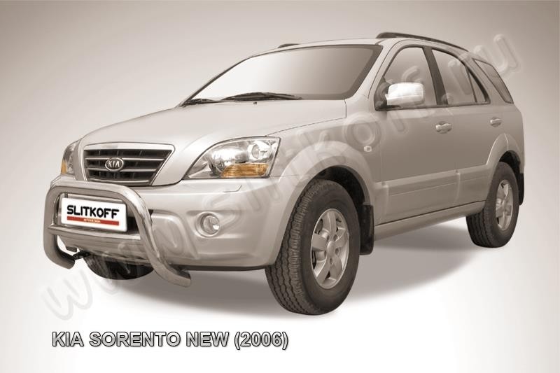 Slitkoff KSR002 кенгурятник d76 низкий KIA Sorento New (2006)