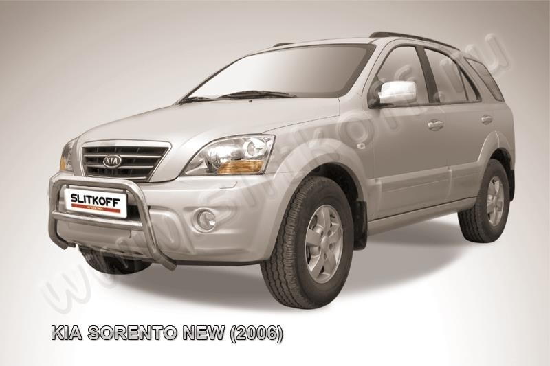 Slitkoff KSR004 кенгурятник d57 низкий KIA Sorento New (2006)