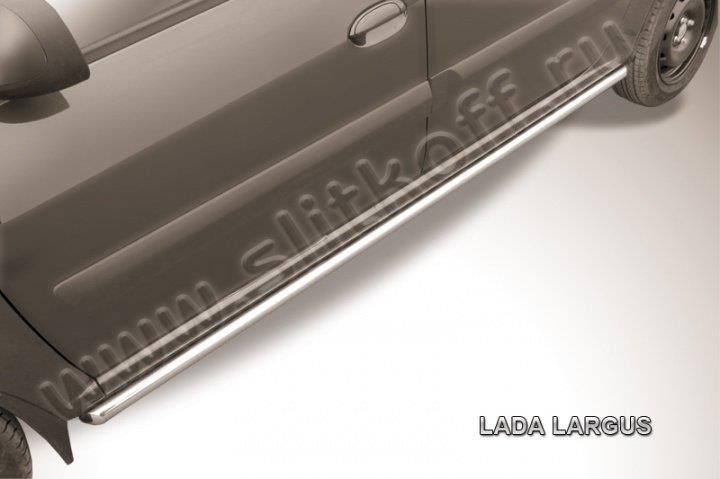 Slitkoff LadLar002 защита порогов d42 труба Lada Largus