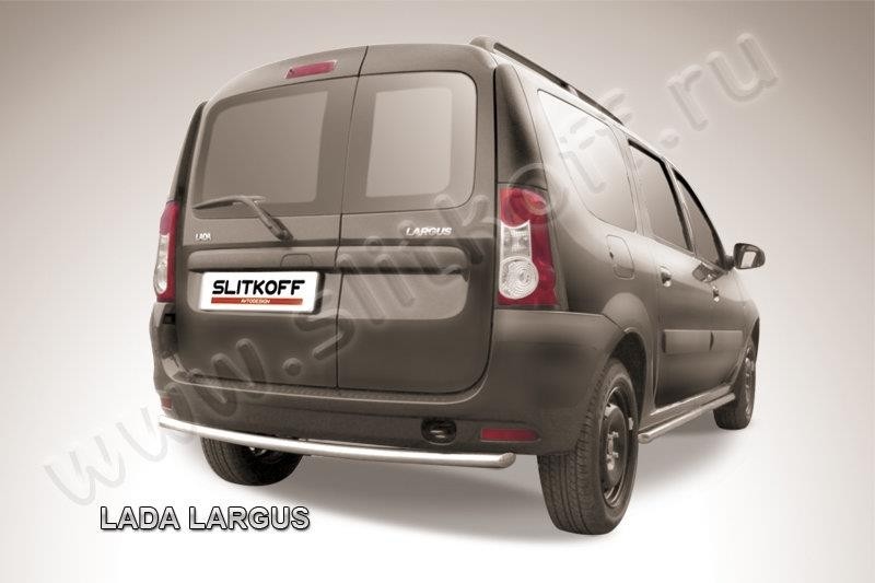 Slitkoff LadLar003 защита заднего бампера d42 Lada Largus