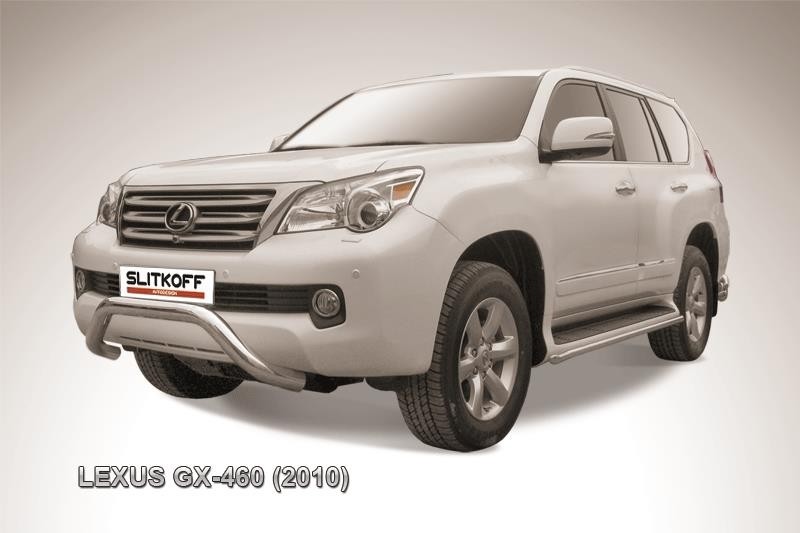 Slitkoff LGX002 кенгурятник d76 низкий "мини" Lexus GX460 (2010)