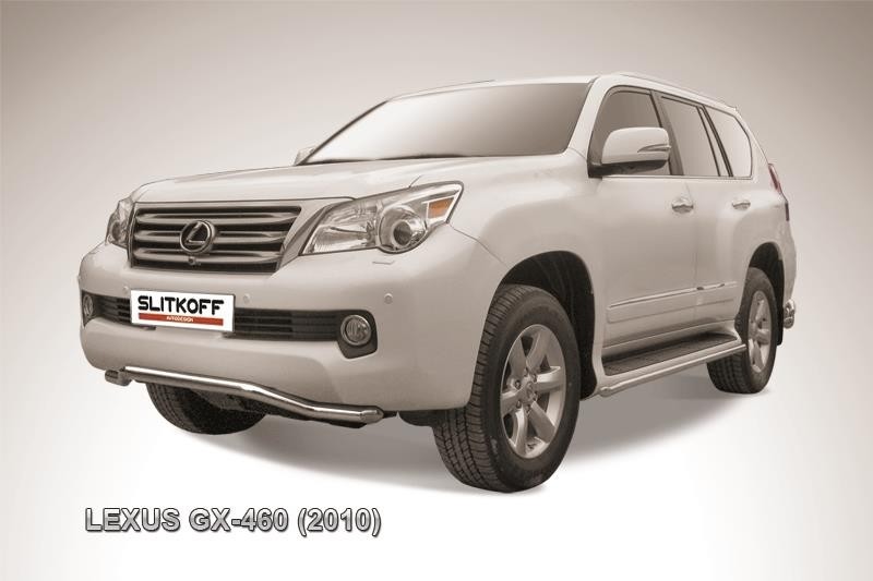 Slitkoff LGX006 защита переднего бампера d57 "волна" Lexus GX460 (2010)