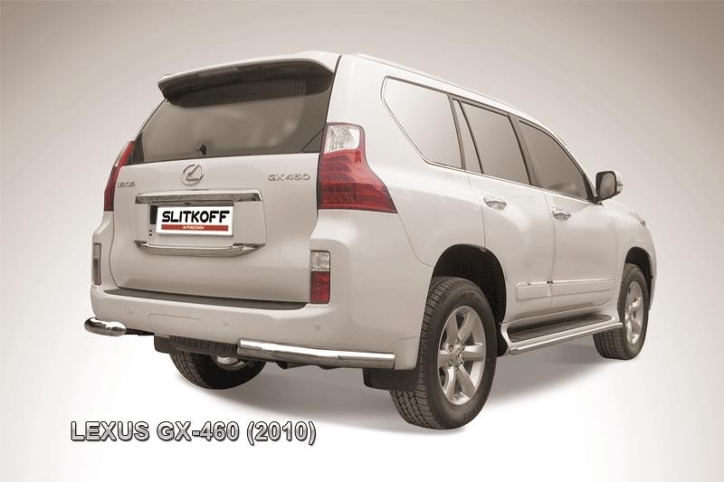 Slitkoff LGX017 защита заднего бампера уголки d76 Lexus GX460 (2010)