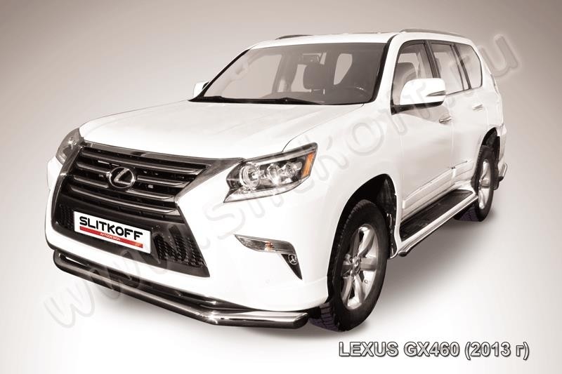 Slitkoff LGX13-003 защита переднего бампера d76 Lexus GX460 (2013)