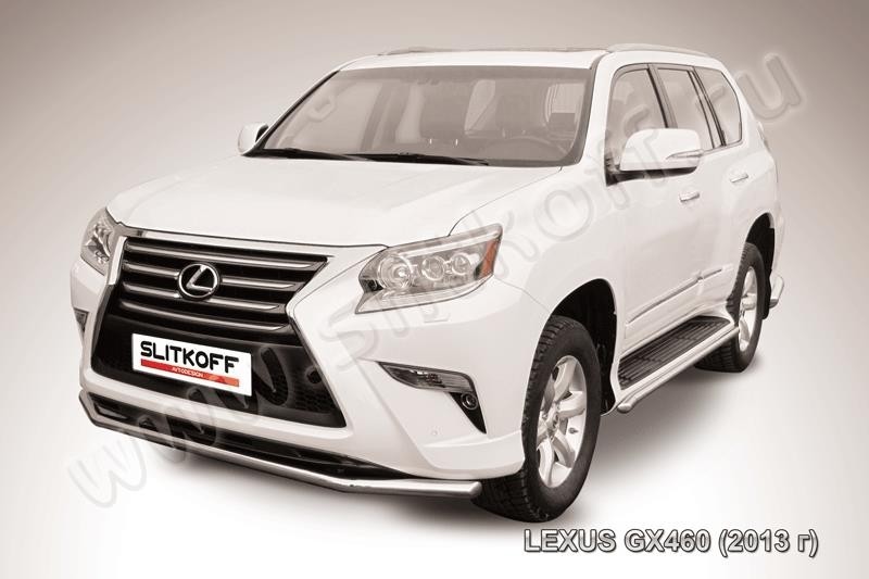 Slitkoff LGX13-006 защита переднего бампера d57 Lexus GX460 (2013)