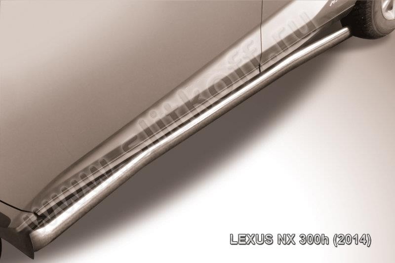 Slitkoff LNX007 защита порогов d57 с гибами Lexus NX 300h