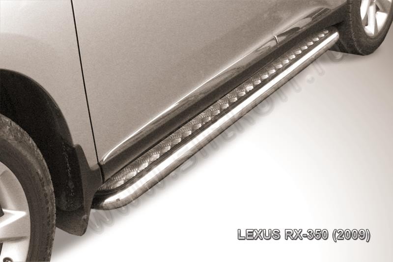 Slitkoff LRX35013 защита порогов d57 с листом Lexus RX350 (2009)