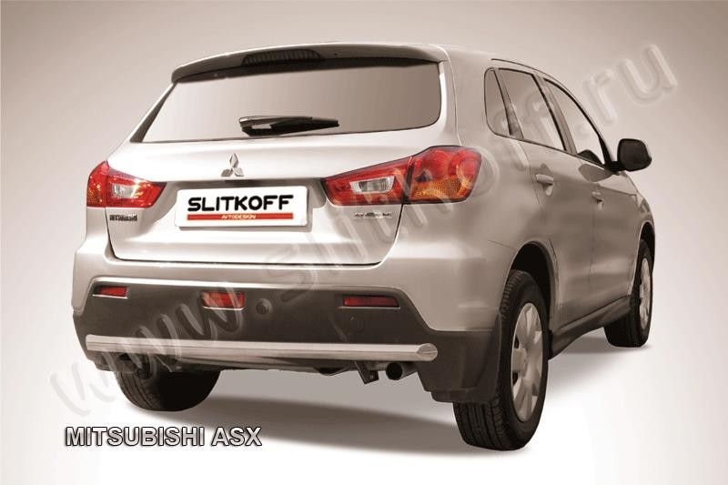 Slitkoff MAS013 защита заднего бампера d57 Mitsubishi ASX