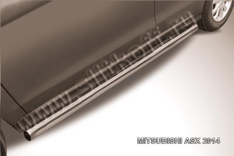Slitkoff MAS14-010 защита порогов d57 труба Mitsubishi ASX (2014)