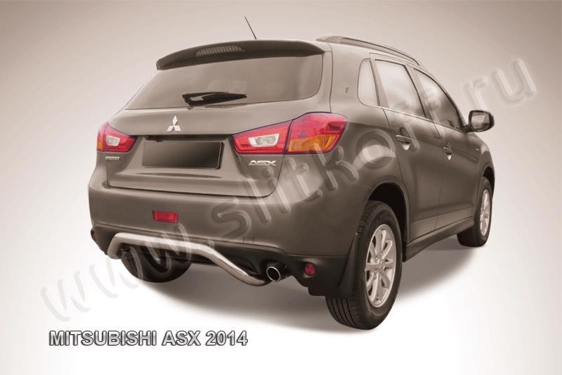 Slitkoff MAS14-016 защита заднего бампера d57 "скоба" Mitsubishi ASX (2014)