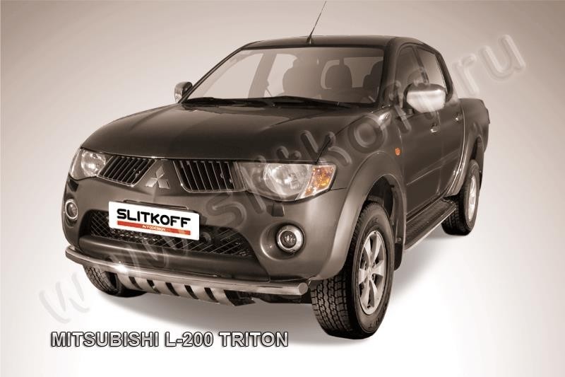 Slitkoff ML010 защита переднего бампера d57 Mitsubishi L-200 Triton
