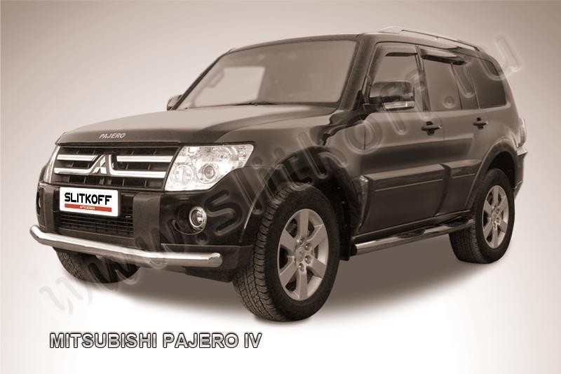 Slitkoff MPJ010 защита переднего бампера d76 Mitsubishi Pajero IV