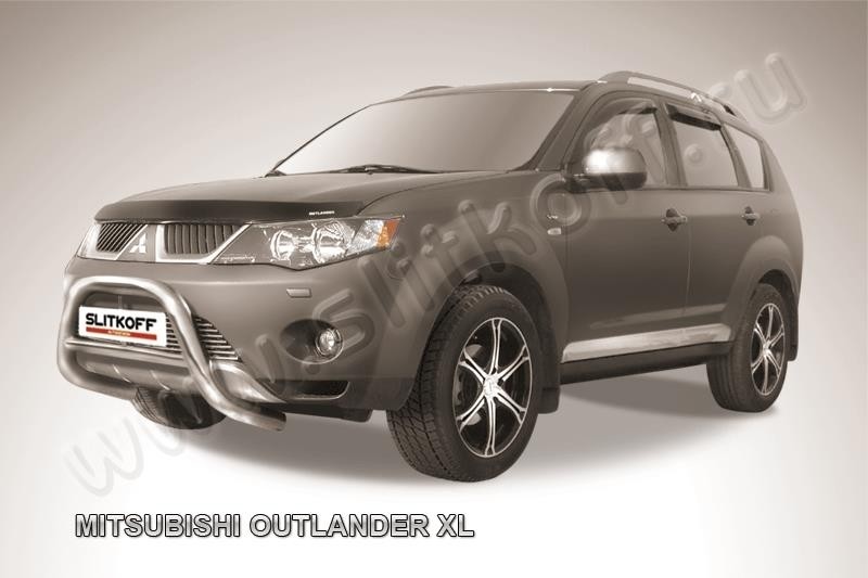 Slitkoff MXL002 кенгурятник d76 низкий Mitsubishi Outlander XL (до 2010)