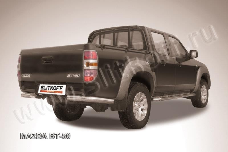Slitkoff MZB015 защита заднего бампера уголки d76 Mazda BT-50