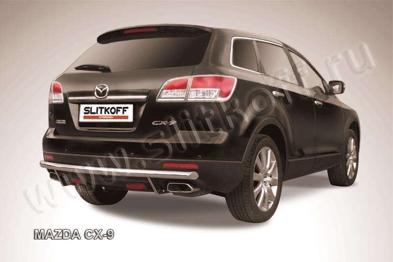 Slitkoff MZCX9009 защита заднего бампера d57 Mazda CX-9