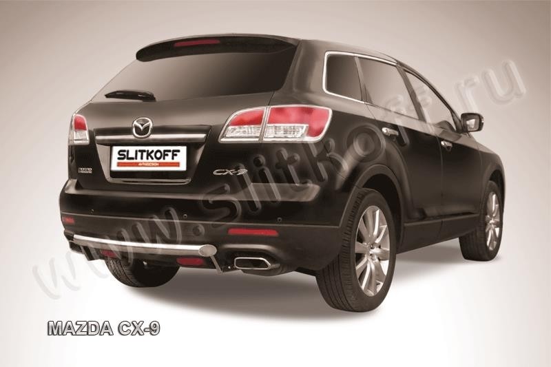 Slitkoff MZCX9010 защита заднего бампера d57 короткая Mazda CX-9