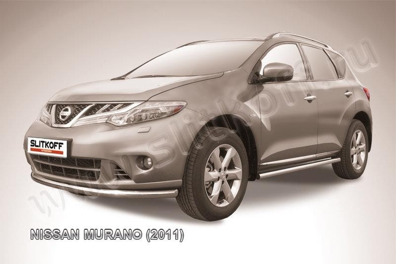 Slitkoff NIM11003 защита переднего бампера d57 Nissan Murano (2011)