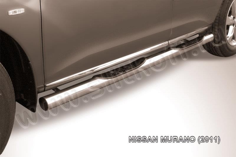 Slitkoff NIM11004 защита порогов d76 с проступями Nissan Murano (2011)