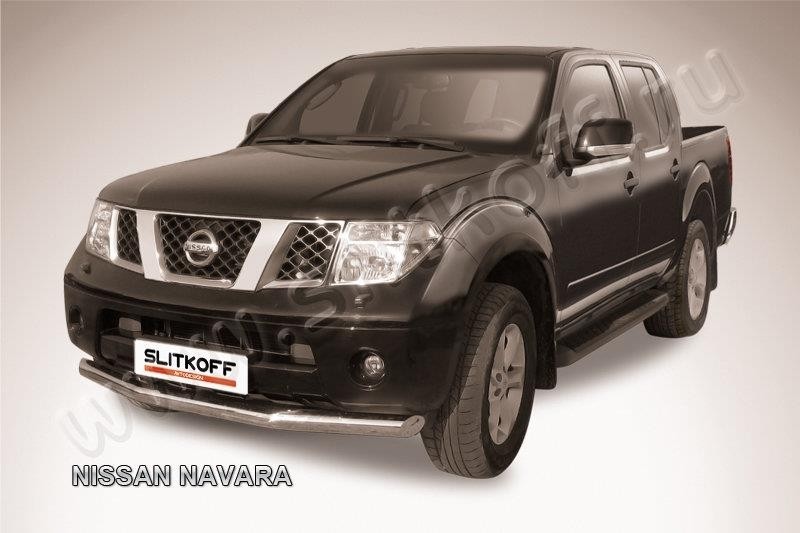 Slitkoff NIN005 защита переднего бампера d76 Nissan Navara