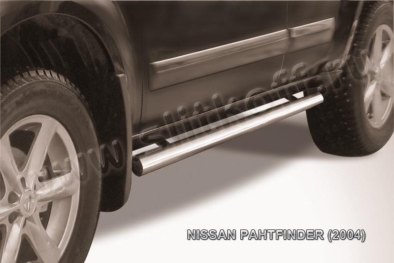 Slitkoff NIP008 защита порогов d76 труба Nissan Pathfinder R51