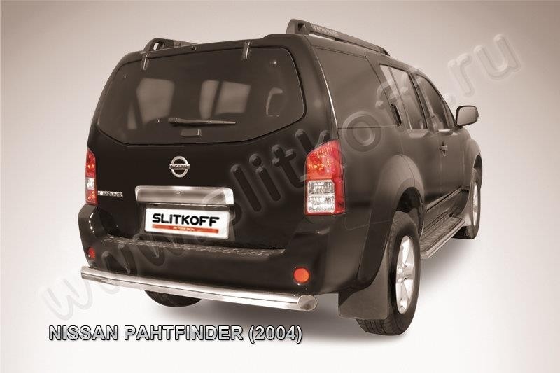 Slitkoff NIP011 защита заднего бампера d76 Nissan Pathfinder R51