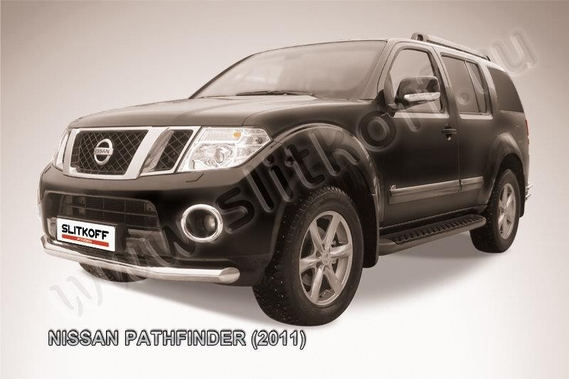 Slitkoff NIP11-001 защита переднего бампера d76 Nissan Pathfinder (2011)