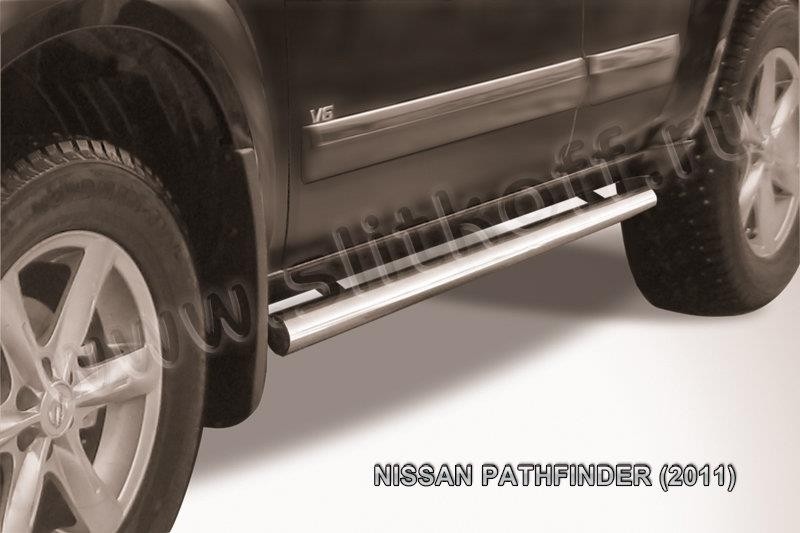 Slitkoff NIP11-004 защита порогов d76 труба Nissan Pathfinder (2011)