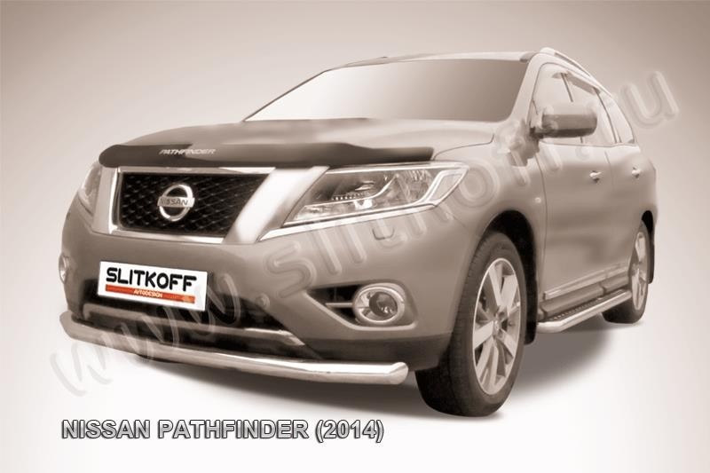 Slitkoff NIP14-004 защита переднего бампера d76 Nissan Pathfinder (2014)