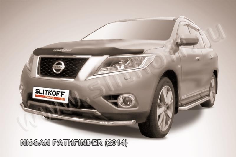 Slitkoff NIP14-006 защита переднего бампера d57 Nissan Pathfinder (2014)