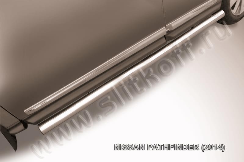 Slitkoff NIP14-009 защита порогов d76 труба Nissan Pathfinder (2014)