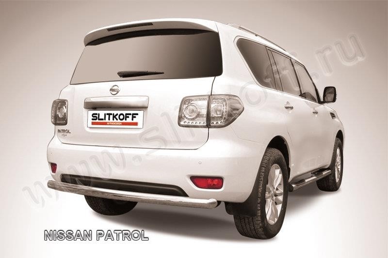 Slitkoff NIPAT016 защита заднего бампера d76 Nissan Patrol