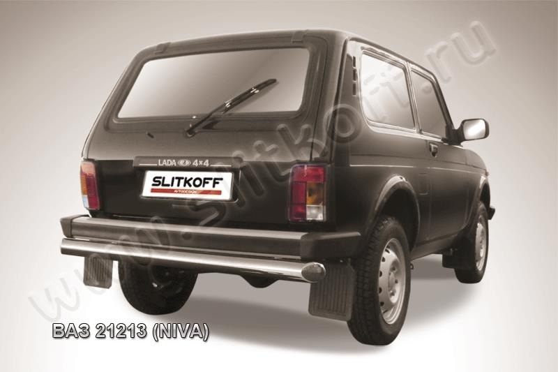 Slitkoff Niv008 защита заднего бампера d76 ВАЗ 21213 Нива 3-дверная