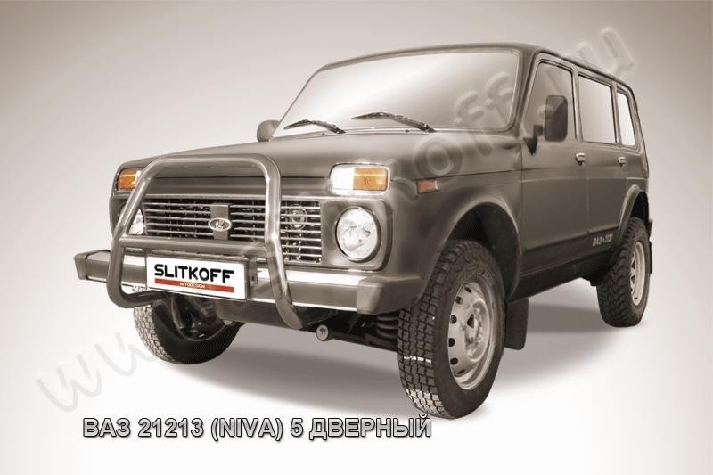 Slitkoff Nivd001 кенгурятник d57 высокий ВАЗ 21213 Нива 5-дверная