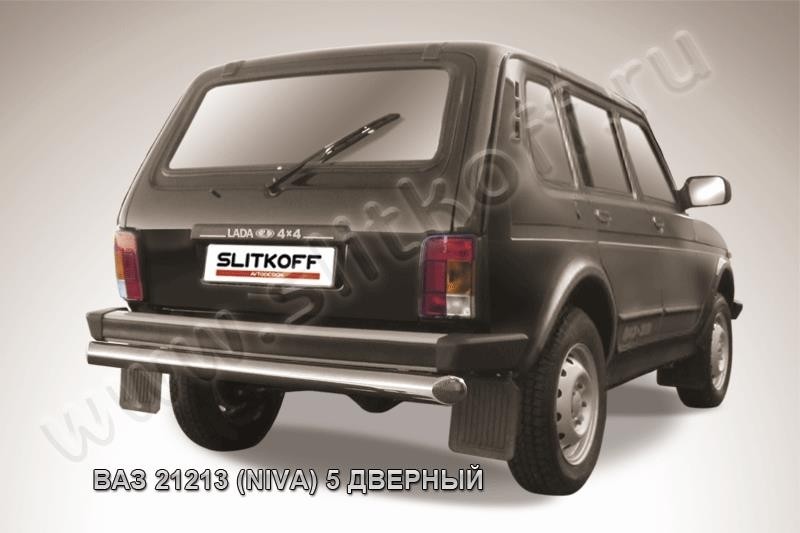 Slitkoff Nivd008 защита заднего бампера d76 ВАЗ 21213 Нива 5-дверная