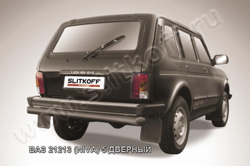Slitkoff Nivd008B защита заднего бампера d76 ВАЗ 21213 Нива 5-дверная