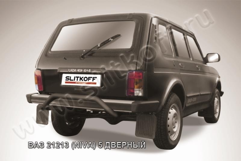 Slitkoff Nivd010B защита заднего бампера d57 "скоба" ВАЗ 21213 Нива 5-дверная