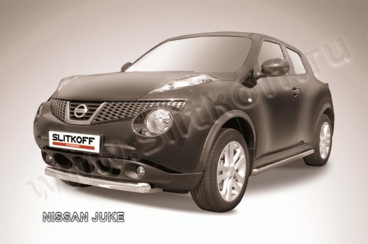 Slitkoff NJ2WD-001 защита переднего бампера d76 короткая Nissan Juke