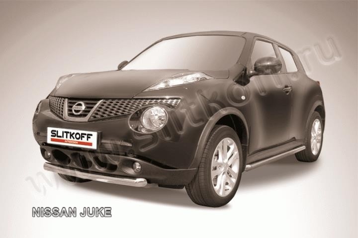 Slitkoff NJ2WD-002 защита переднего бампера d57 короткая Nissan Juke