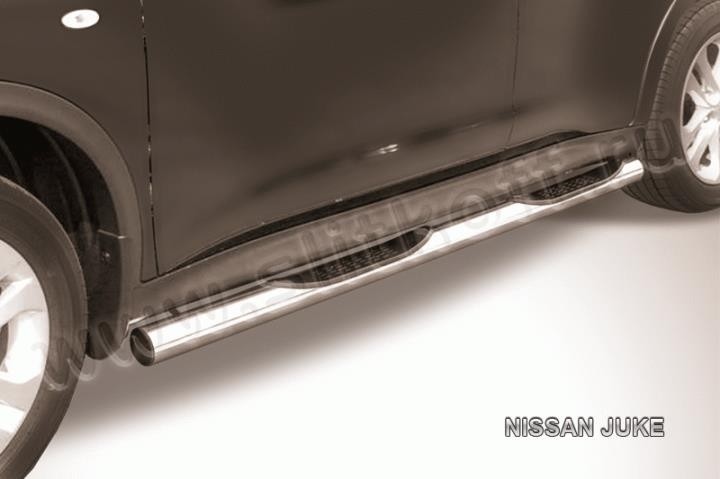 Slitkoff NJ2WD-005 защита порогов d76 с проступями Nissan Juke