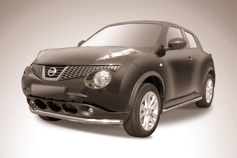 Slitkoff NJ4WD-004 защита переднего бампера d57 Nissan Juke 4WD (2011)
