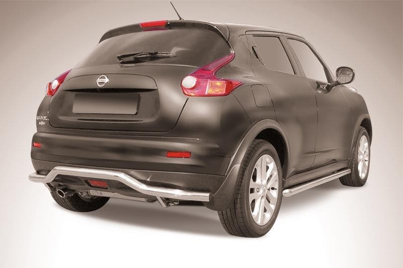 Slitkoff NJ4WD-009 защита заднего бампера d57 "волна" Nissan Juke 4WD (2011)