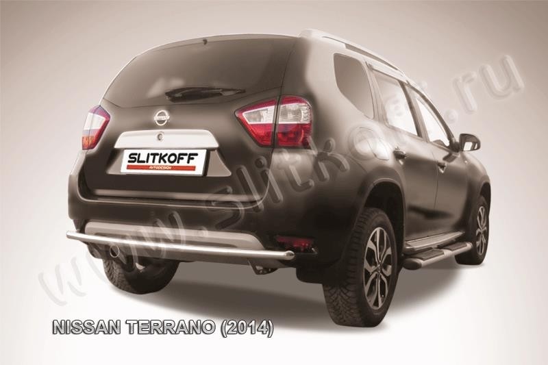 Slitkoff NTER14-010 защита заднего бампера d42 Nissan Terrano (2014)